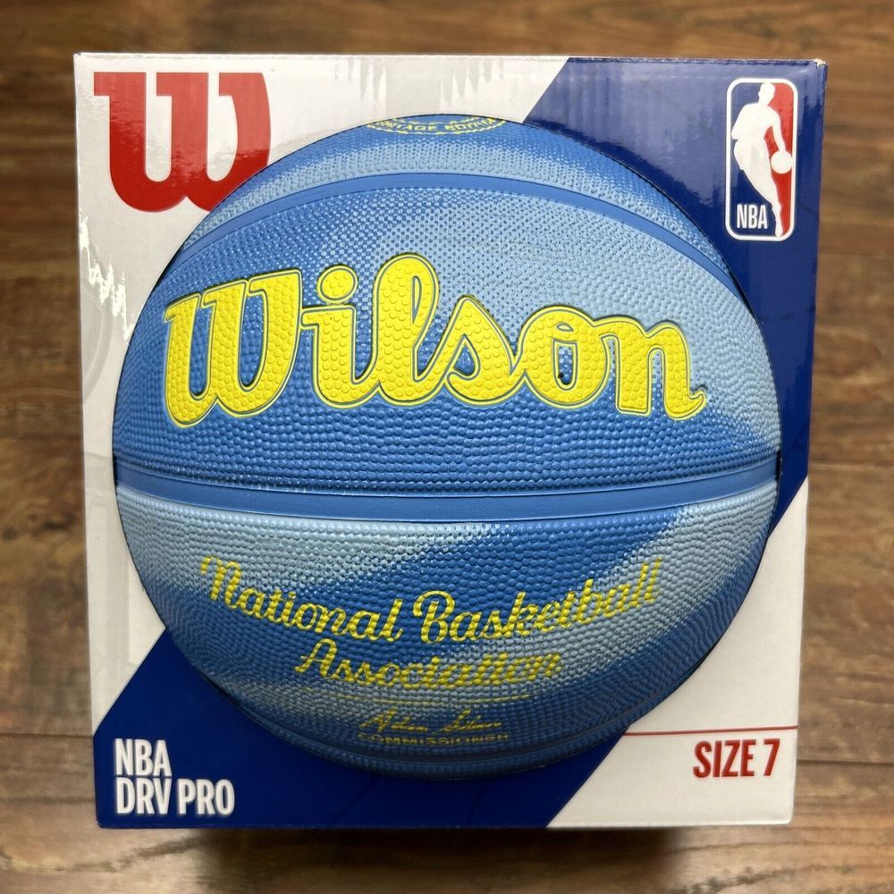 Wilson NBA‎ DRV Pro Heritage basketball ball Unisex Ball, blue Size 7 New In Box